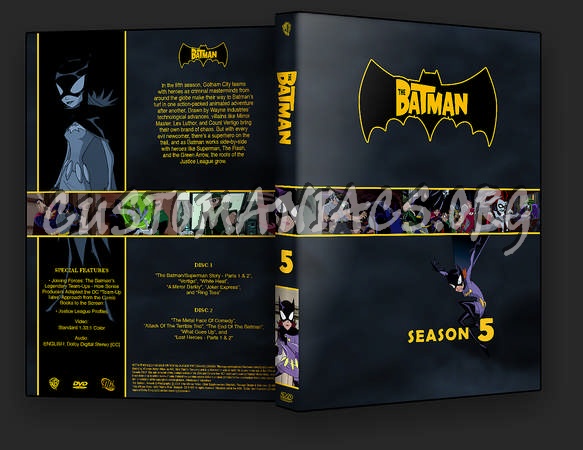 The Batman Season 4-5 dvd cover
