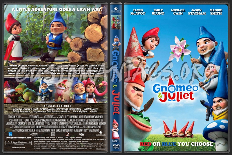 Gnomeo & Juliet dvd cover