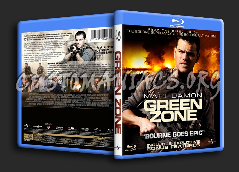 Green Zone blu-ray cover