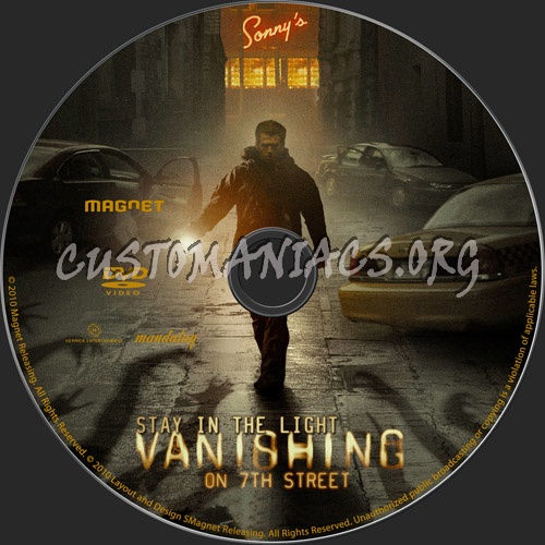 Vanishing on 7th Street dvd label