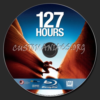 127 Hours blu-ray label