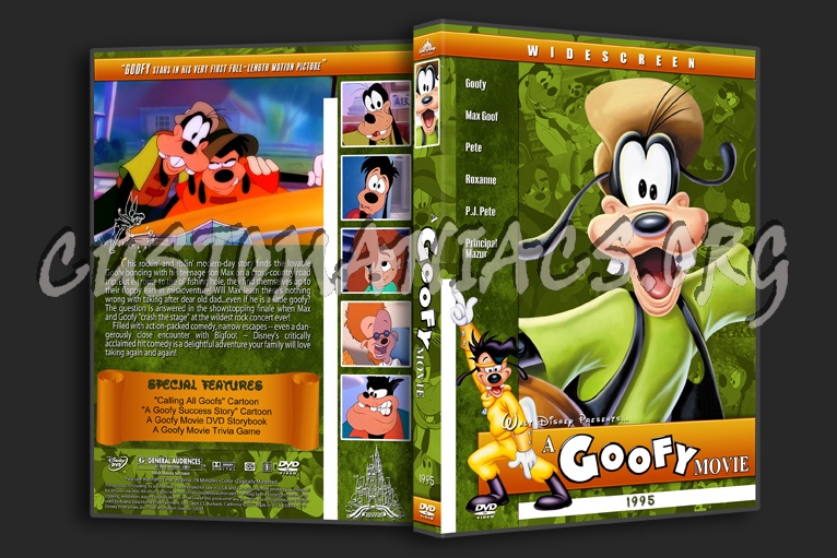 A Goofy Movie - 1995 dvd cover.