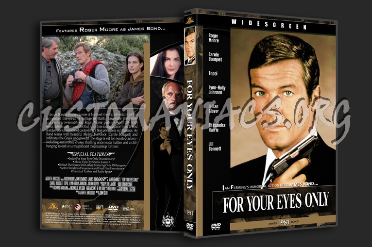 For Your Eyes Only - 1981 dvd cover