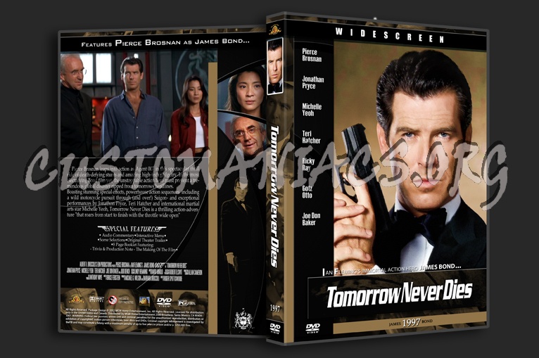 Tomorrow Never Dies - 1997 dvd cover