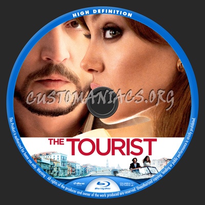 The Tourist blu-ray label