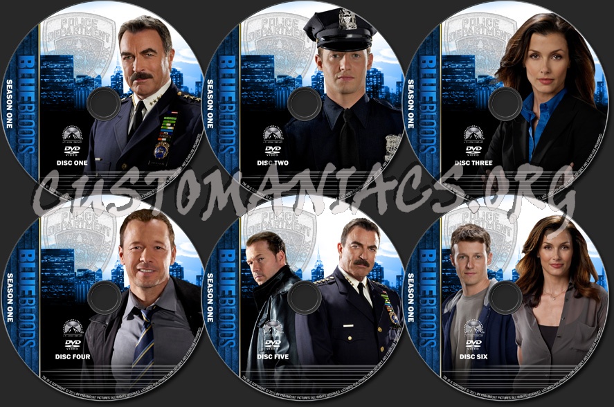 Blue Bloods - Season One - TV Collection dvd label