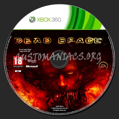 Dead Space dvd label