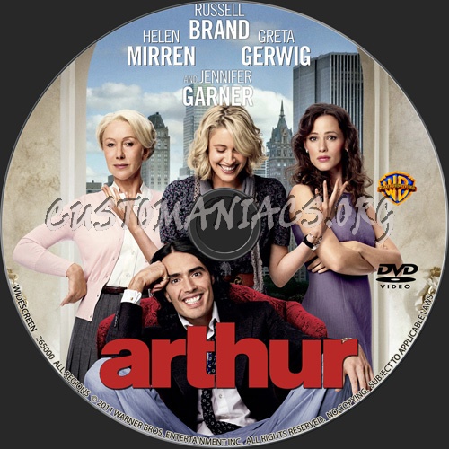 Arthur dvd label