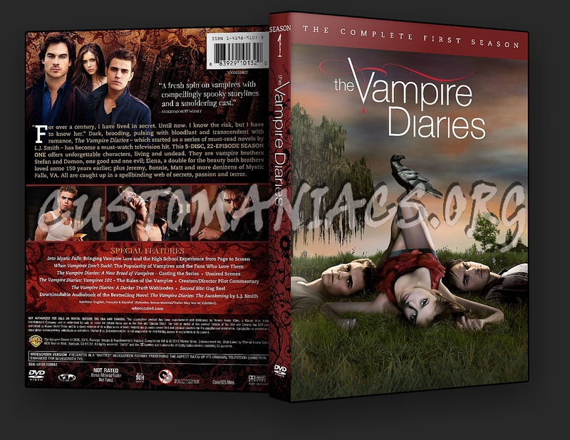 The Vampire Diaries Season 1 dvd cover