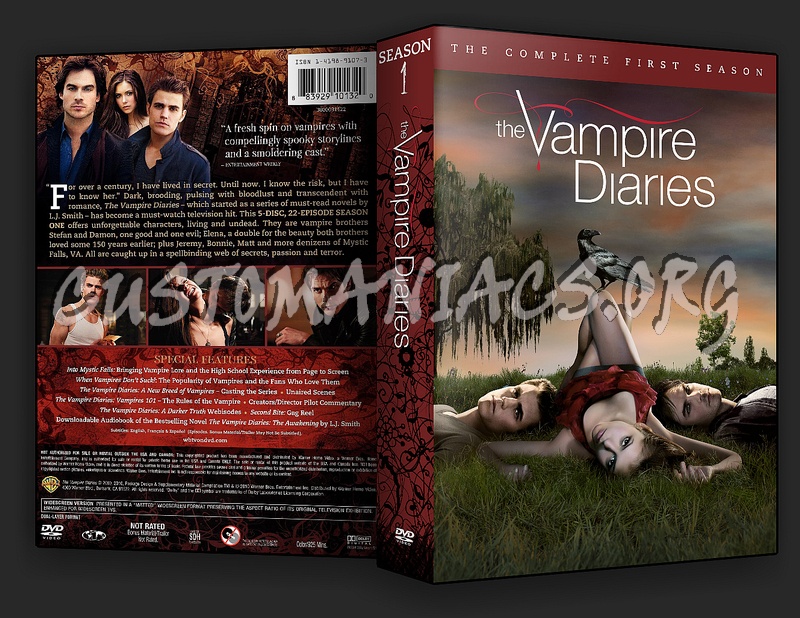 The Vampire Diaries Season 1 dvd cover