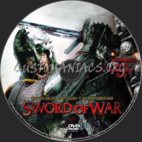 Sword of War dvd label
