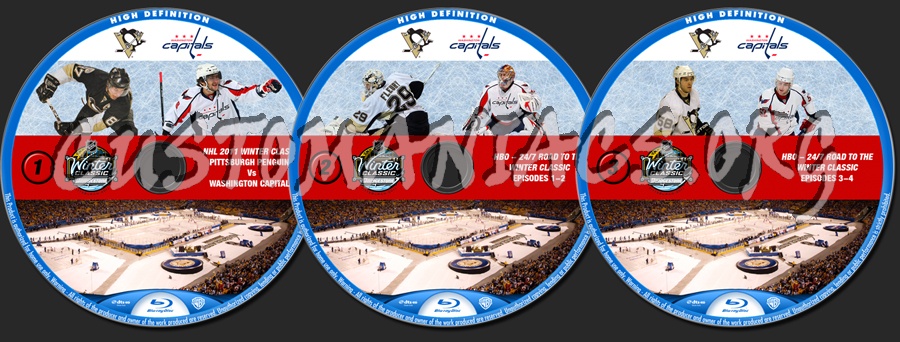 HBO 24/7 Road To Winter Classic blu-ray label