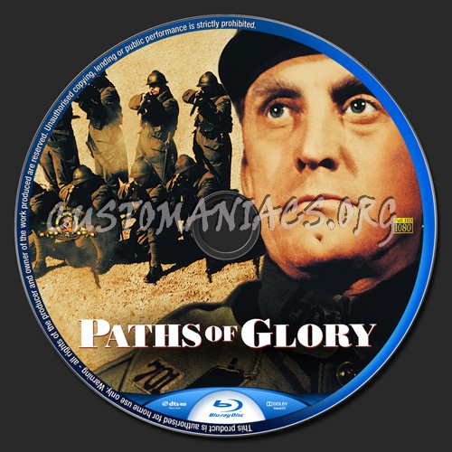 Paths Of Glory blu-ray label