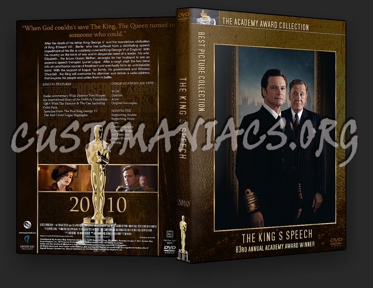 The King's Speech - Academy Awards Collection dvd cover