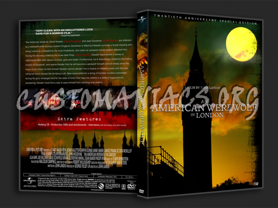 An American Werewolf in London dvd cover