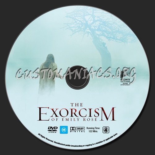 The Exorcism Of Emily Rose dvd label