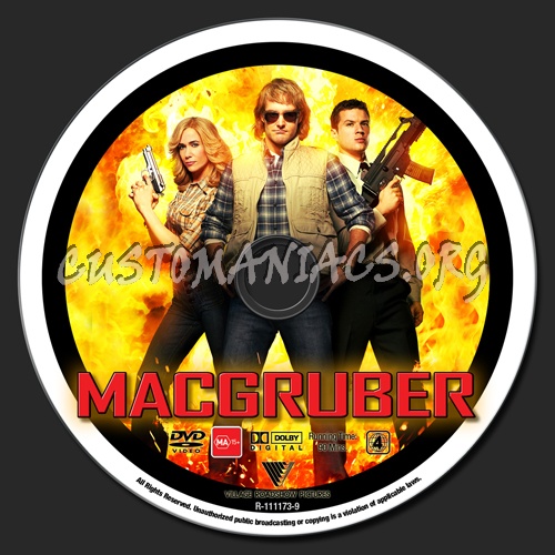 MacGruber dvd label