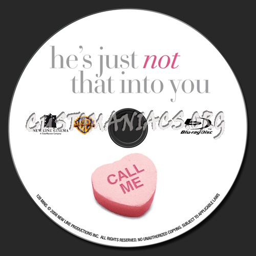 He's Just Not That Into You blu-ray label