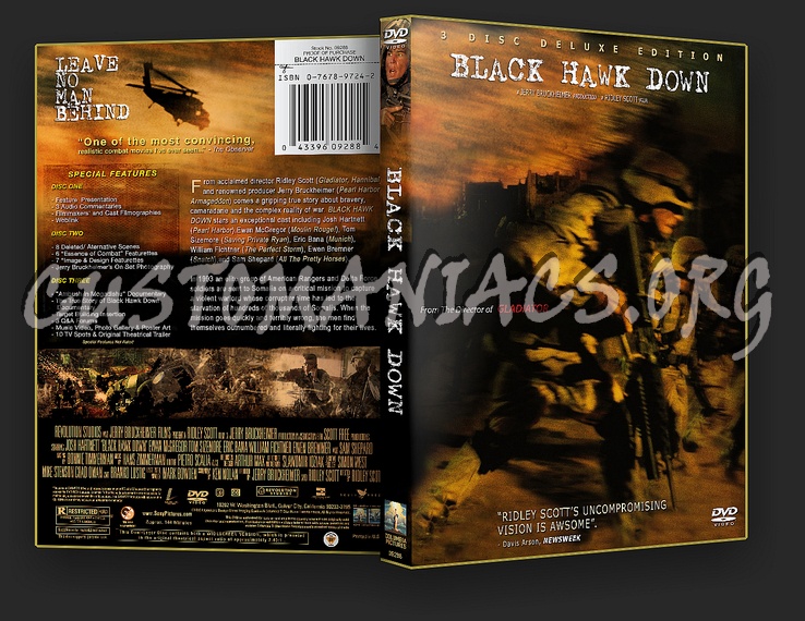 Black Hawk Down dvd cover