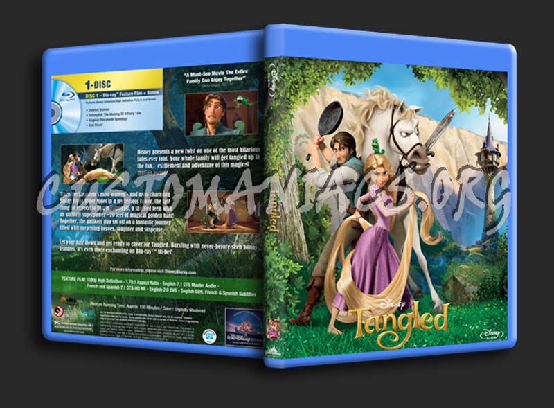 Tangled blu-ray cover