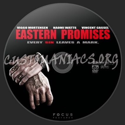 Eastern Promises dvd label