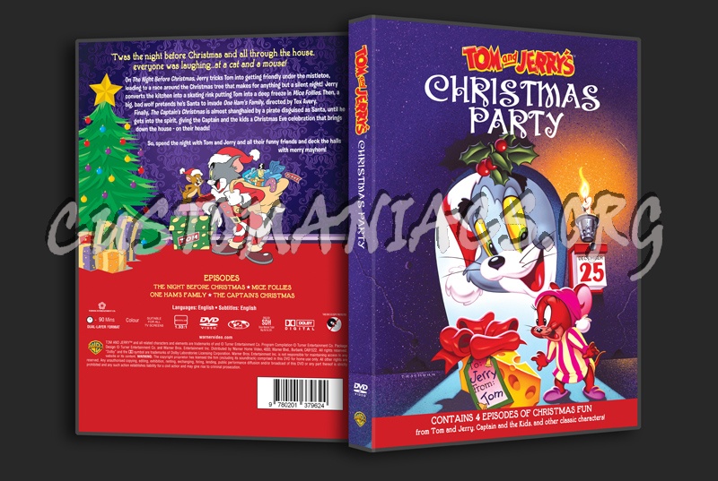 Tom & Jerry Christmas Party dvd cover