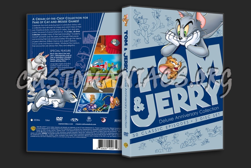 Tom & Jerry Deluxe Anniversary Collection dvd cover