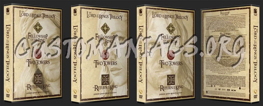 The Lord Of The Rings Extended Editions Collection dvd cover