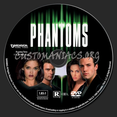 Phantoms dvd label