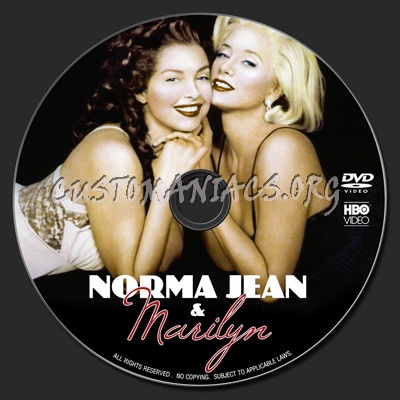 Norma Jean And Marilyn dvd label