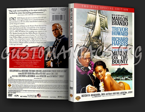 Mutiny on the Bounty dvd cover