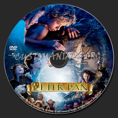Peter Pan dvd label