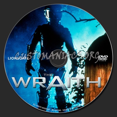 The Wraith dvd label