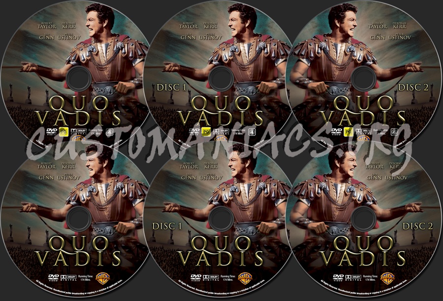 Quo Vadis dvd label