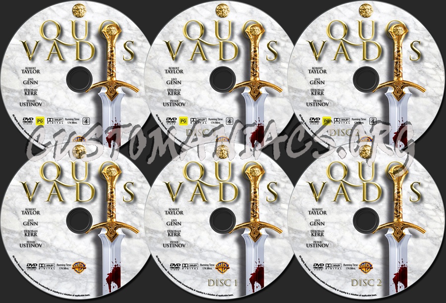 Quo Vadis dvd label