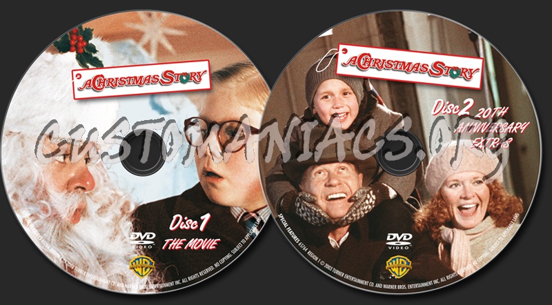 A Christmas Story dvd label