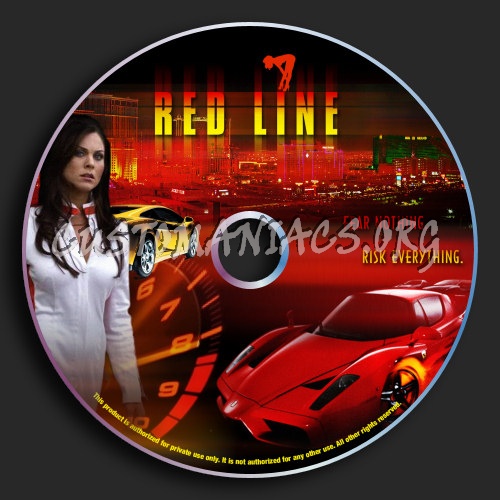 Redline dvd label