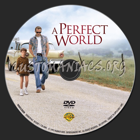 A Perfect World dvd label