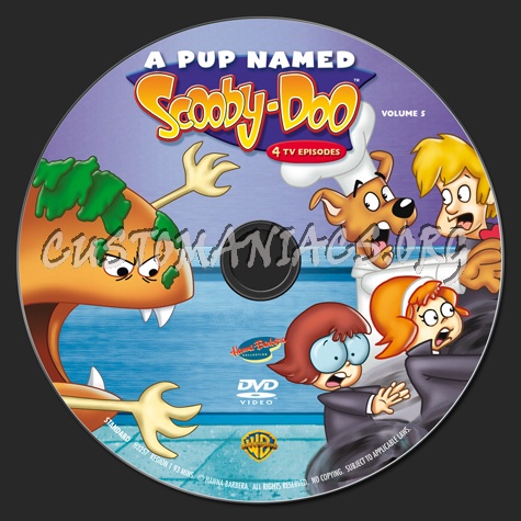 A Pup Named Scooby-Doo Volume 5 dvd label