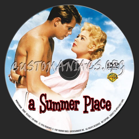 A Summer Place dvd label