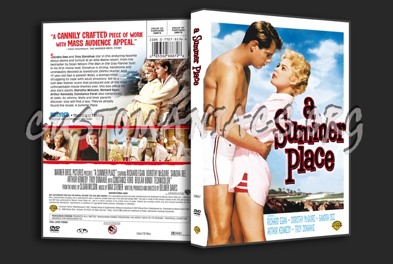 A Summer Place dvd cover