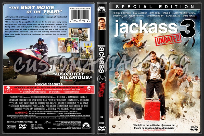 Jackass 3 dvd cover