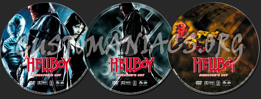 Hellboy Director's Cut dvd label