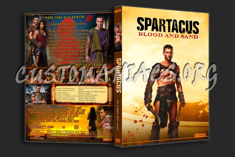 Spartacus Blood and Sand dvd cover