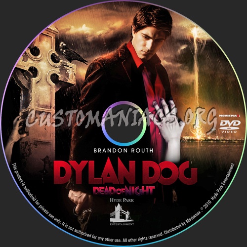 Dylan Dog: Dead of Night dvd label