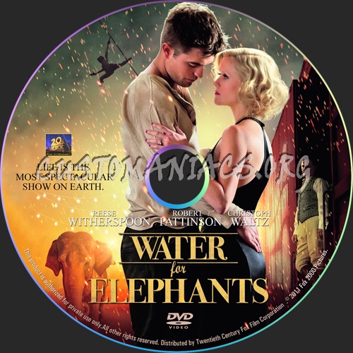 Water For Elephants dvd label