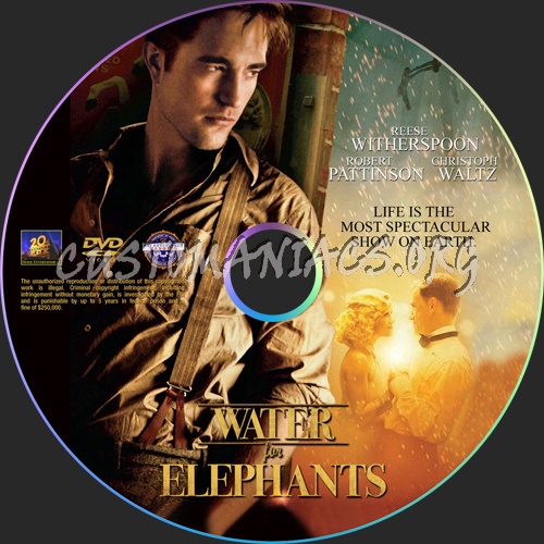 Water For Elephants dvd label