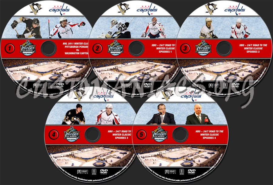 HBO 24/7 Road To Winter Classic dvd label