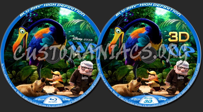 UP blu-ray label