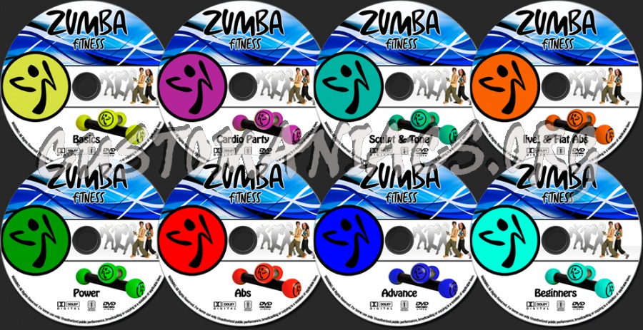 Zumba Fitness dvd label